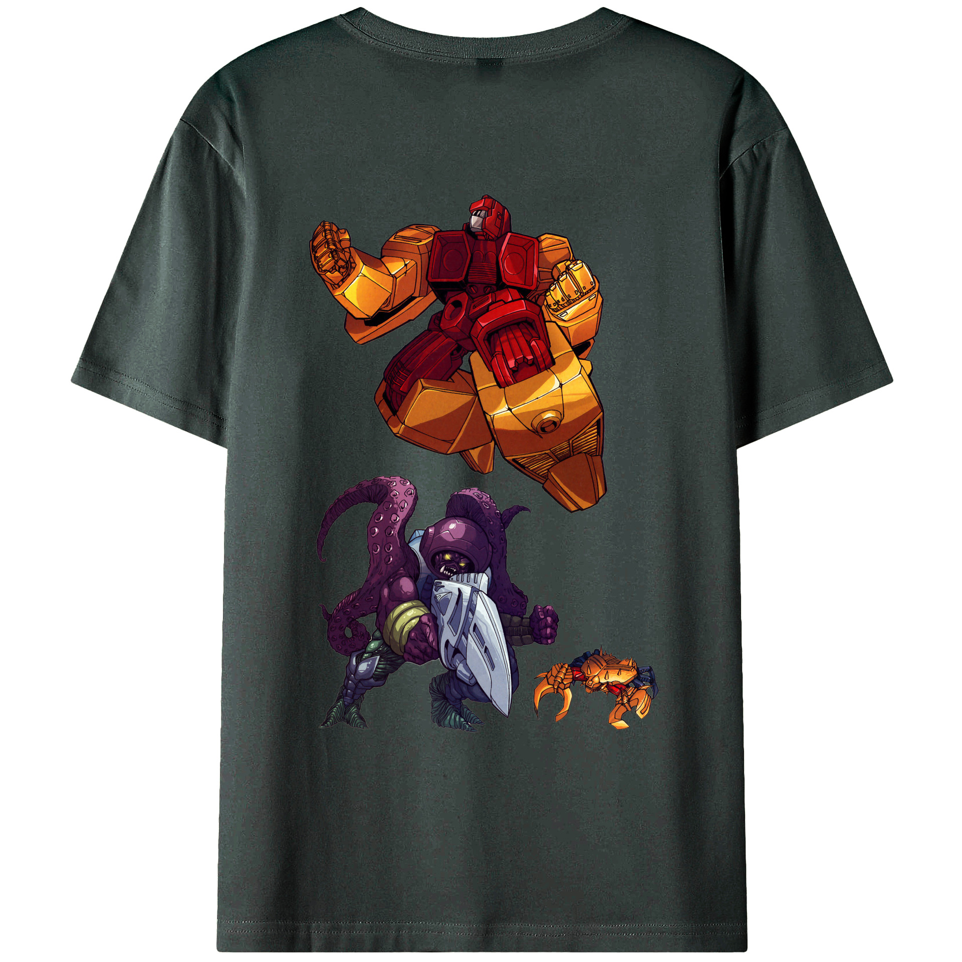（画像用）  綿100％ メンズ半袖Tシャツ（バックプリント） 通気性